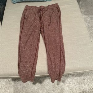 Flx joggers in burnt brown tone